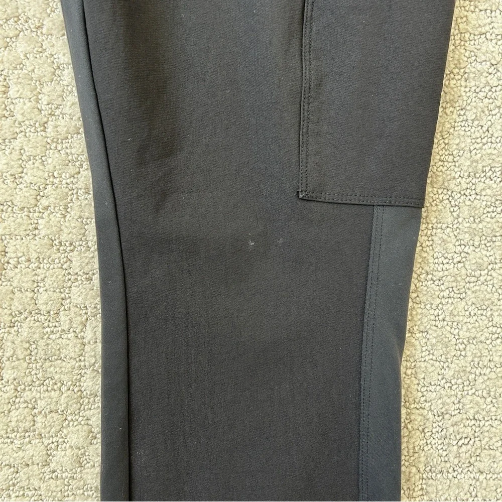 Athleta Leggings 12 Headlands Hybrid Cargo Pockets Tights Hiking Outdoors Black - Picture 13 of 14
